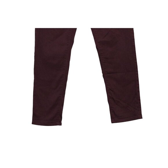 J Jill Boyfriend Jeans Size 10 Purple Stretch Denim Straight Leg Ankle Preppy - Picture 4 of 11